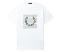 logo-flocked cotton T-shirt