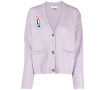 Bestickter Cardigan
