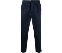 cropped tapered trousers