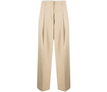 High-Waist-Hose mit weitem Bein