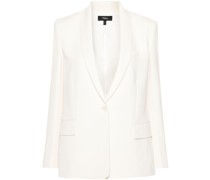 Einreihiger Blazer aus Krepp