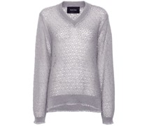 Tinsel Pullover in Pointelle-Strick