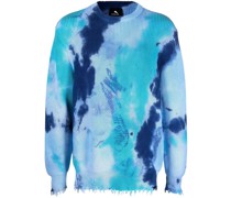 Sweatshirt mit Batikmuster