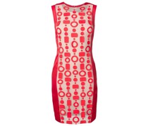 Kleid mit geometrischem Muster