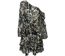 Kleid mit Leoparden-Print