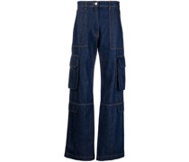 Jeans mit weitem Bein