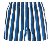Gestreifte Badeshorts