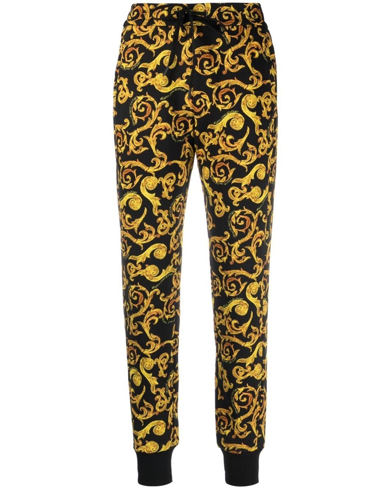Versace Jeans Damen Hose mit Barocco-Print