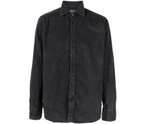 Ausgeblichenes Jeanshemd