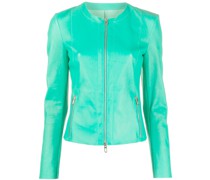 Schmale Lederjacke