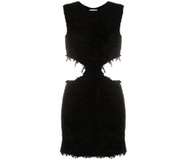 Ausgefranstes Midikleid