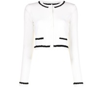 Cardigan mit Kontrastdetails