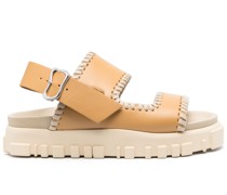 Flache Sandalen