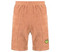 Shorts aus Frottee mit Logo-Patch