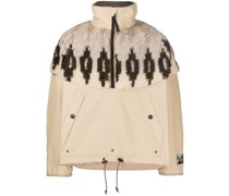 Windbreaker mit Fleece-Einsatz