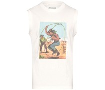 T-Shirt mit Cowboy-Print