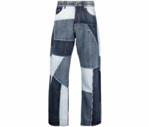 Jeans im Patchwork-Design