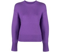 Kaschmirpullover mit Rundhalsausschnitt