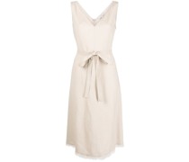 Midikleid mit Bindegürtel