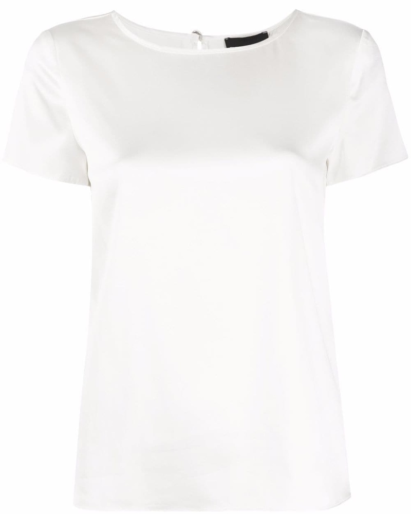 Emporio Armani Damen T-Shirt mit rundem Ausschnitt