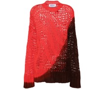 ombré open-knit Pullover