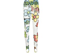 Leggings mit Blumen-Print