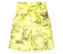 Shorts mit grafischem Print