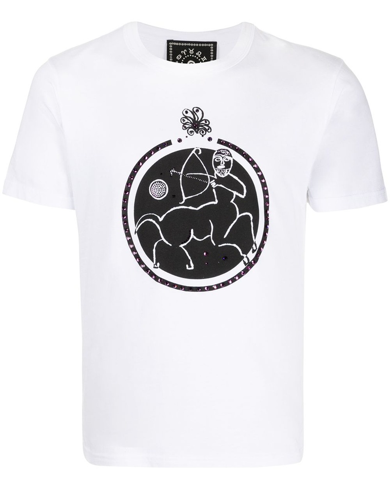 10 Corso Como Damen T-Shirt mit Schütze-Print
