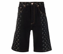 Crescent Moon Jeans-Shorts