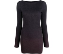 Gerippter Strickpullover