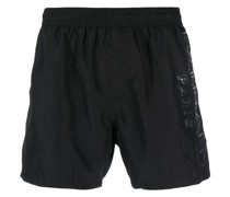 Badeshorts mit Logo-Print