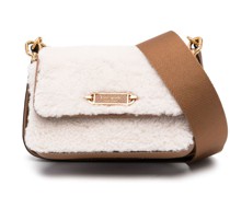 Shearling-Umhängetasche