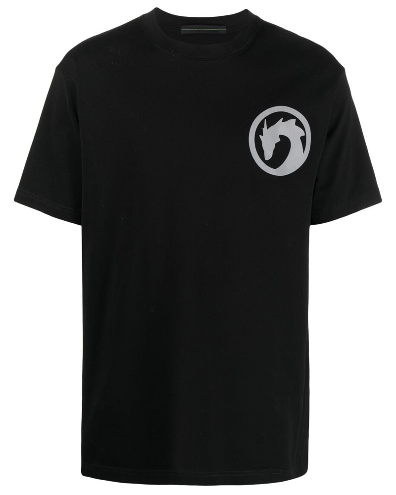 SANKUANZ Damen T-Shirt mit Logo-Print