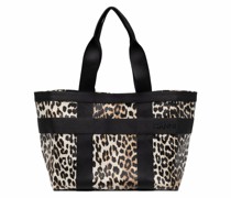 Handtasche mit Leoparden-Print