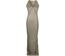 Maxikleid mit Raffungen