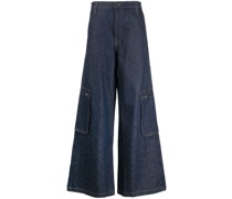 Jeans mit weitem Bein