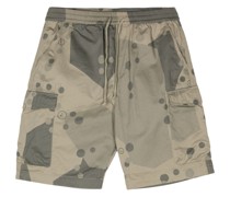 Parachute camouflage-print cargo shorts