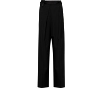 Weite Hose mit Falten