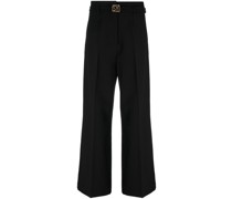 high-waisted wide-leg trousers