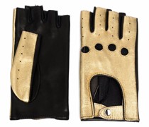 Handschuhe im Metallic-Look