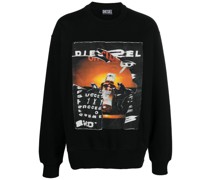 Sweatshirt im Distressed-Look