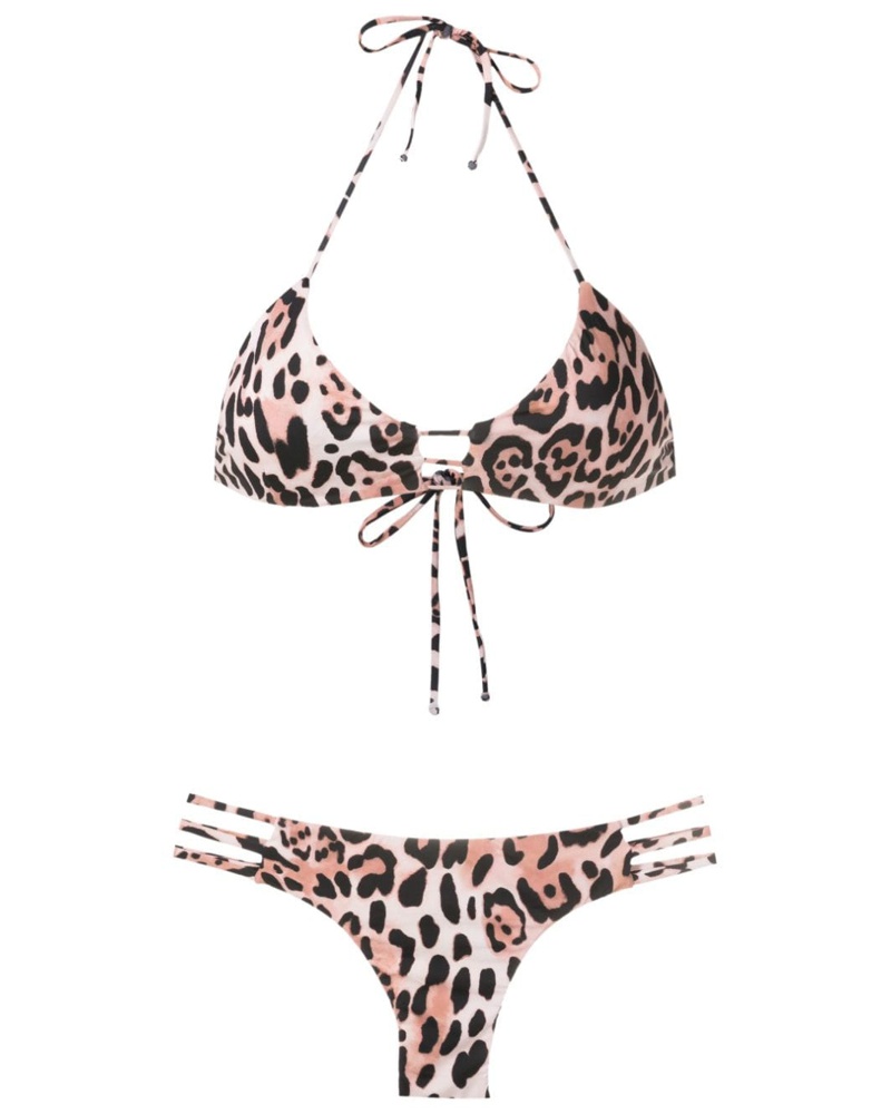 BRIGITTE Damen Bikini mit Leoparden-Print