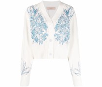 Bestickter Cardigan