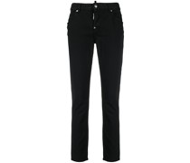 Black Bull Cropped-Jeans