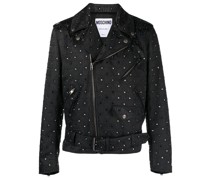 Bikerjacke mit Strass