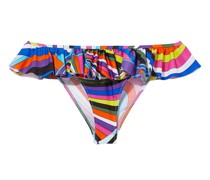 Bikinihöschen mit Wellen-Print