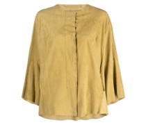 Bluse aus Wildleder