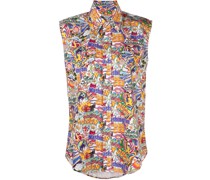 Top mit grafischem Print