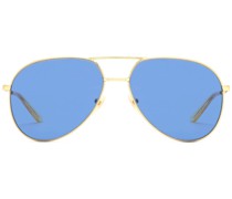 Getönte Pilotenbrille