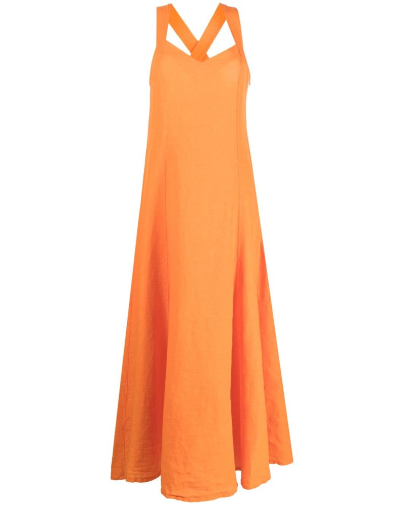 120% Lino Damen Minikleid mit Herzausschnitt